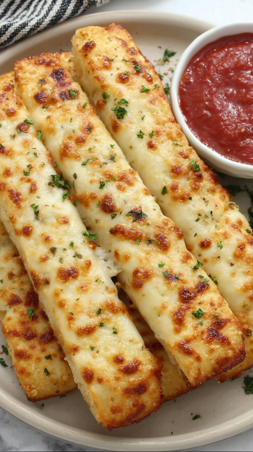 Preparing Easy Keto Cheesy Garlic Breadsticks (Just 4 Ingredients) step by step cooking process