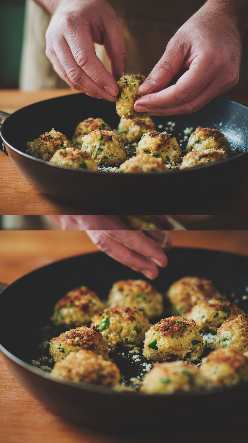 Preparing Keto Jalapeno Popper Bites step by step cooking process