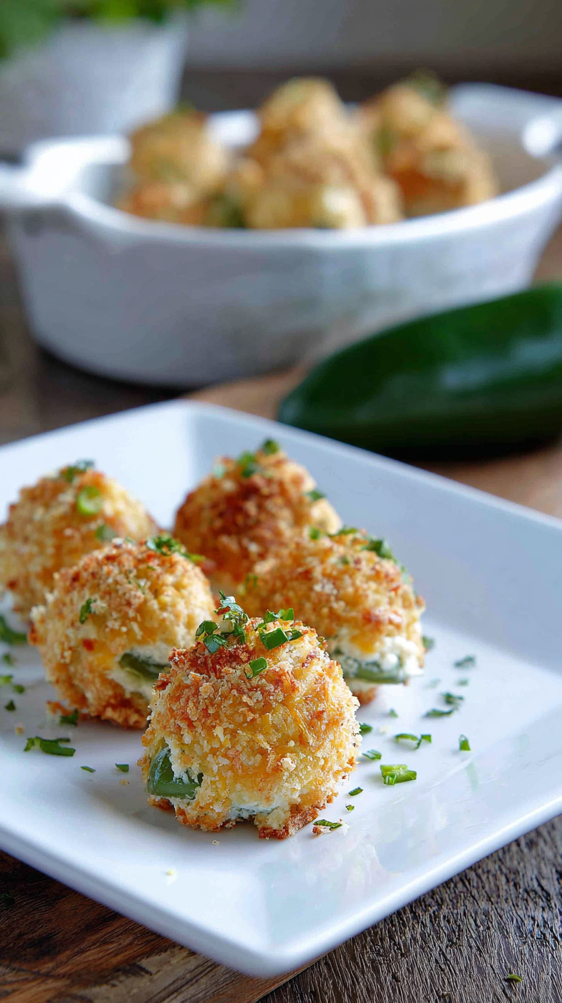 Keto Jalapeno Popper Bites being served on beautiful dinnerware