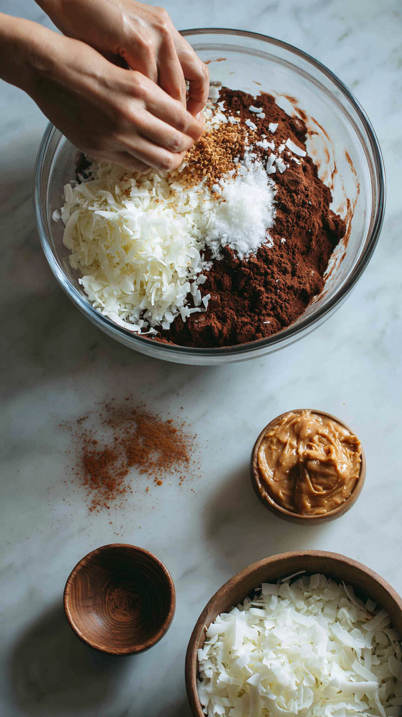 Preparing Keto No-Bake Cookies (Quick, Easy & Low Carb) step by step cooking process