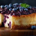 Blueberry Cottage Cheese Cake hero shot