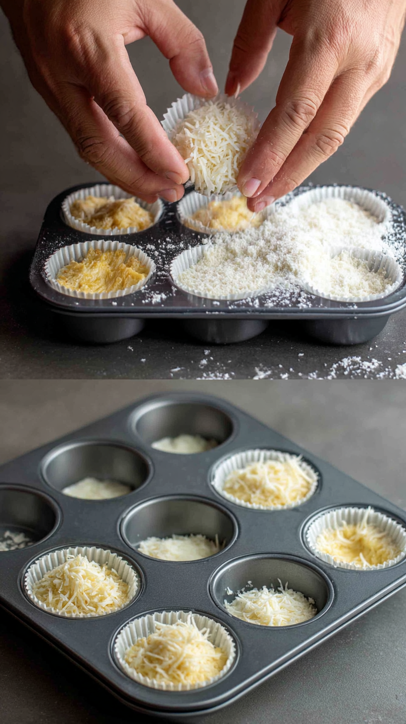 Preparing Carnivore Egg White Chips step by step cooking process