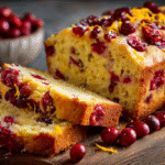 Hero shot of Keto Cranberry Orange Bread