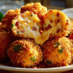 Hero shot of Keto Jalapeno Popper Bites with crispy bacon and creamy filling