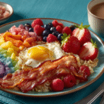 Rainbow Breakfast Plate hero shot