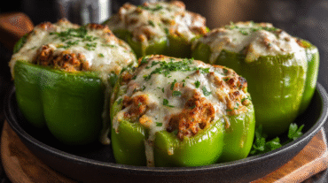 Low Carb Stuffed Bell Peppers hero shot