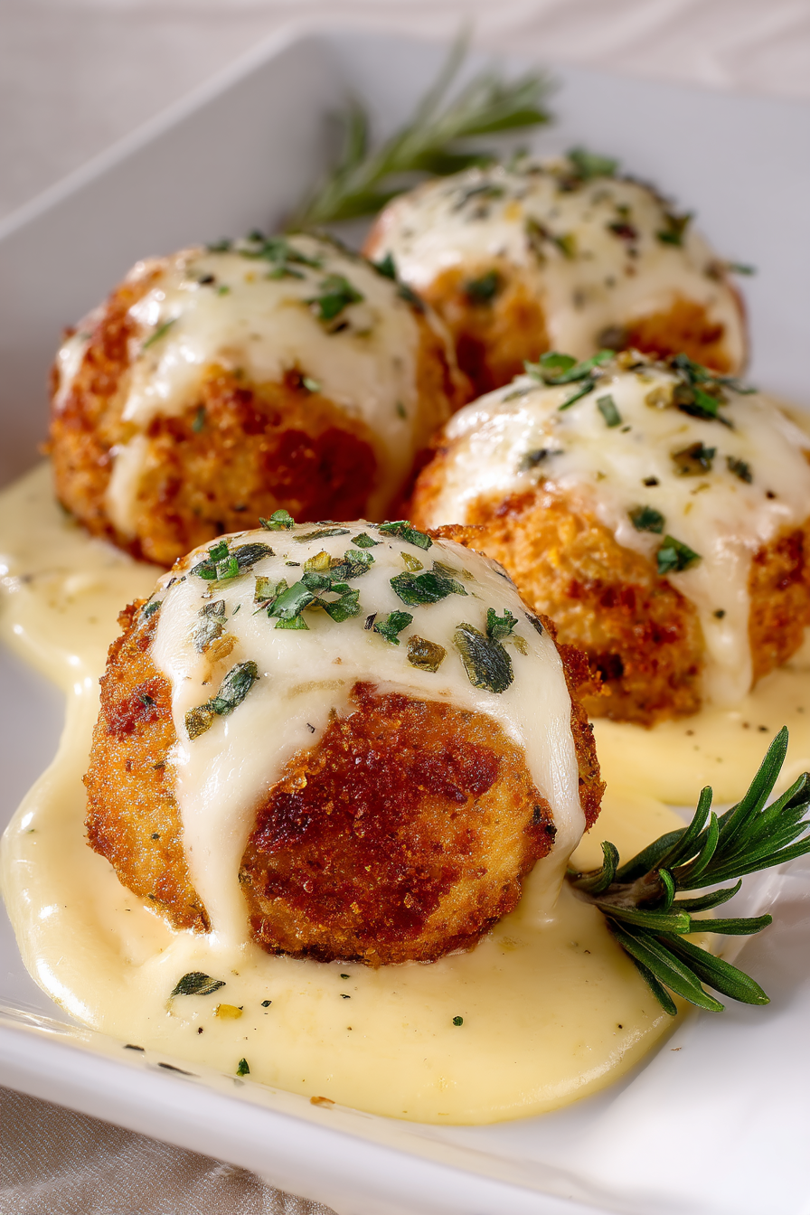 Melted Mozzarella & Ranch Chicken Bombs instructions process