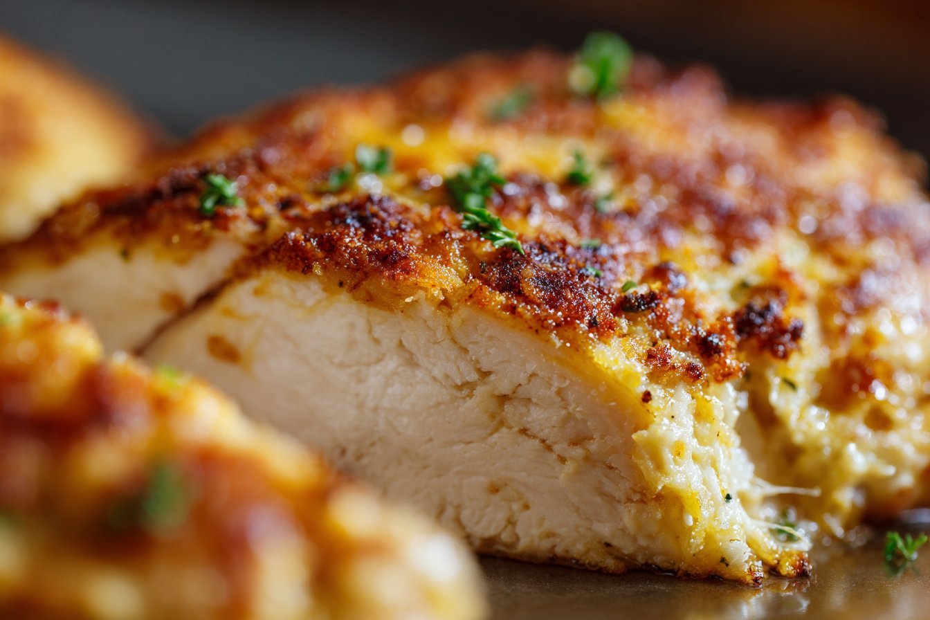 Keto Garlic Parmesan Chicken featured