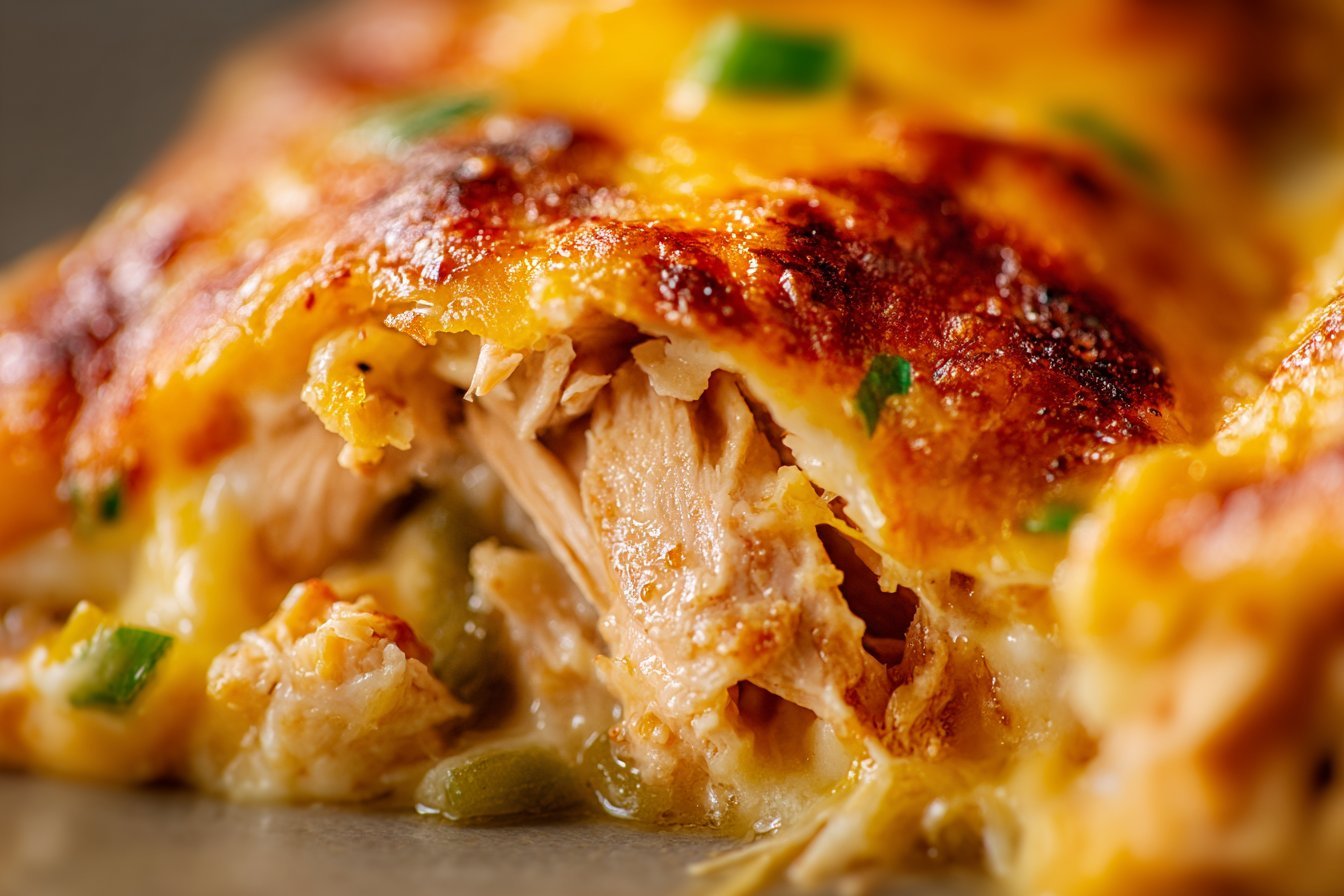 Queso Chicken Enchiladas featured