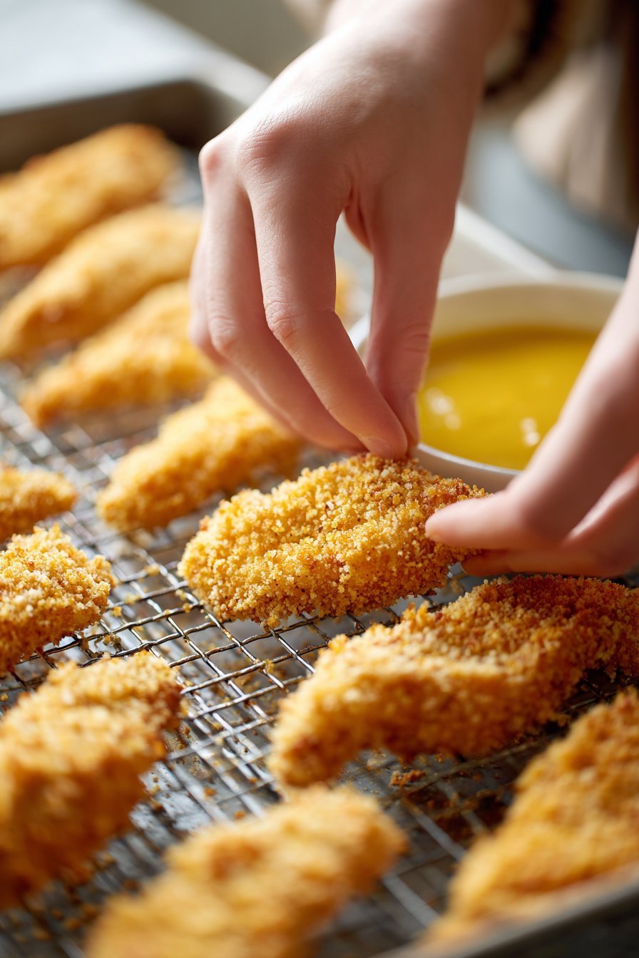 Baked Chicken Tenders instructions process