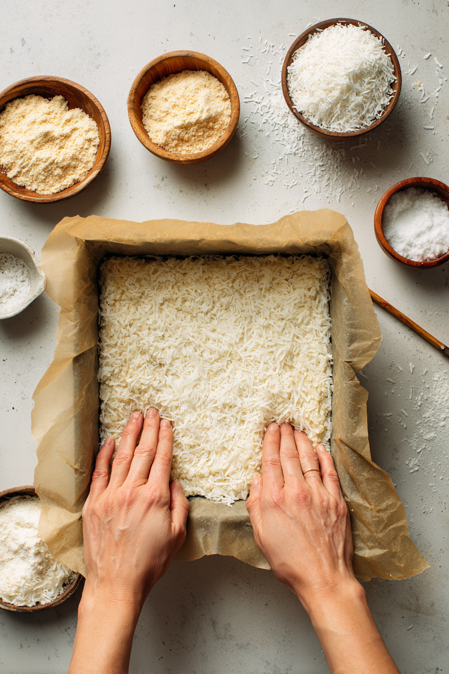 Coconut Protein Vanilla Bars instructions process