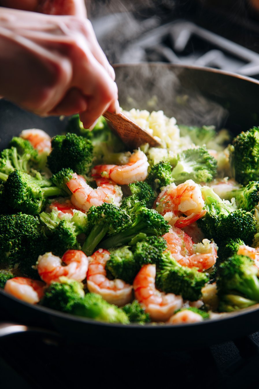 Shrimp and Broccoli instructions process