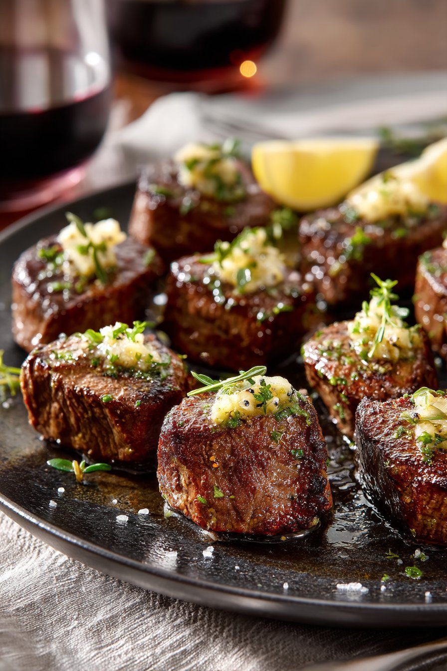 Garlic Butter Steak Bites: A 15-Minute Miracle Dinner serving