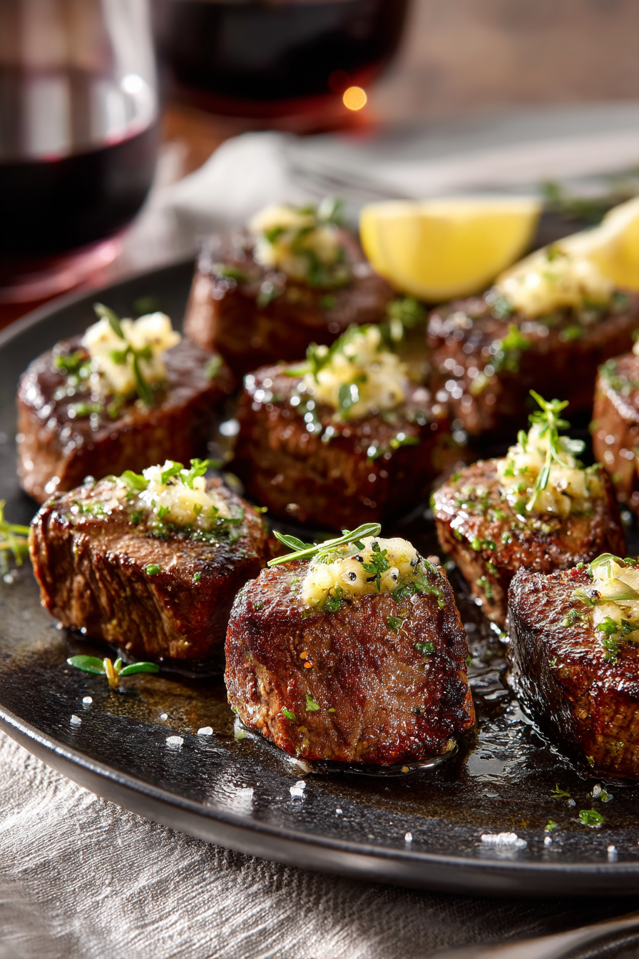 Garlic Butter Steak Bites: A 15-Minute Miracle Dinner serving