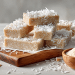 Coconut Protein Vanilla Bars featured