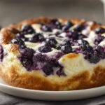 Cottage Cheese Blueberry Cloud Bread featured