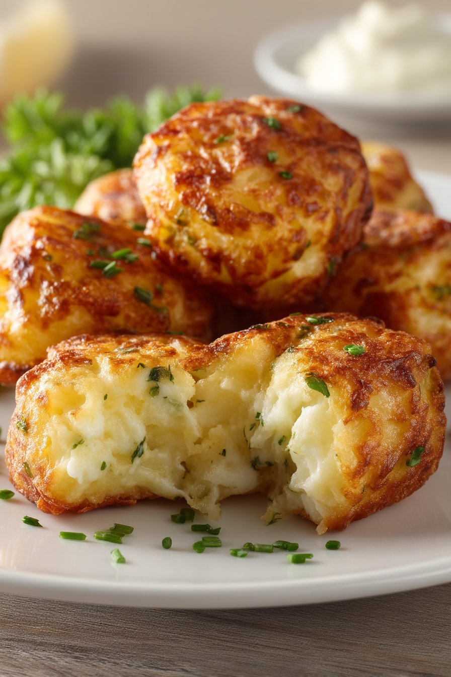 Cottage Cheese Tots serving