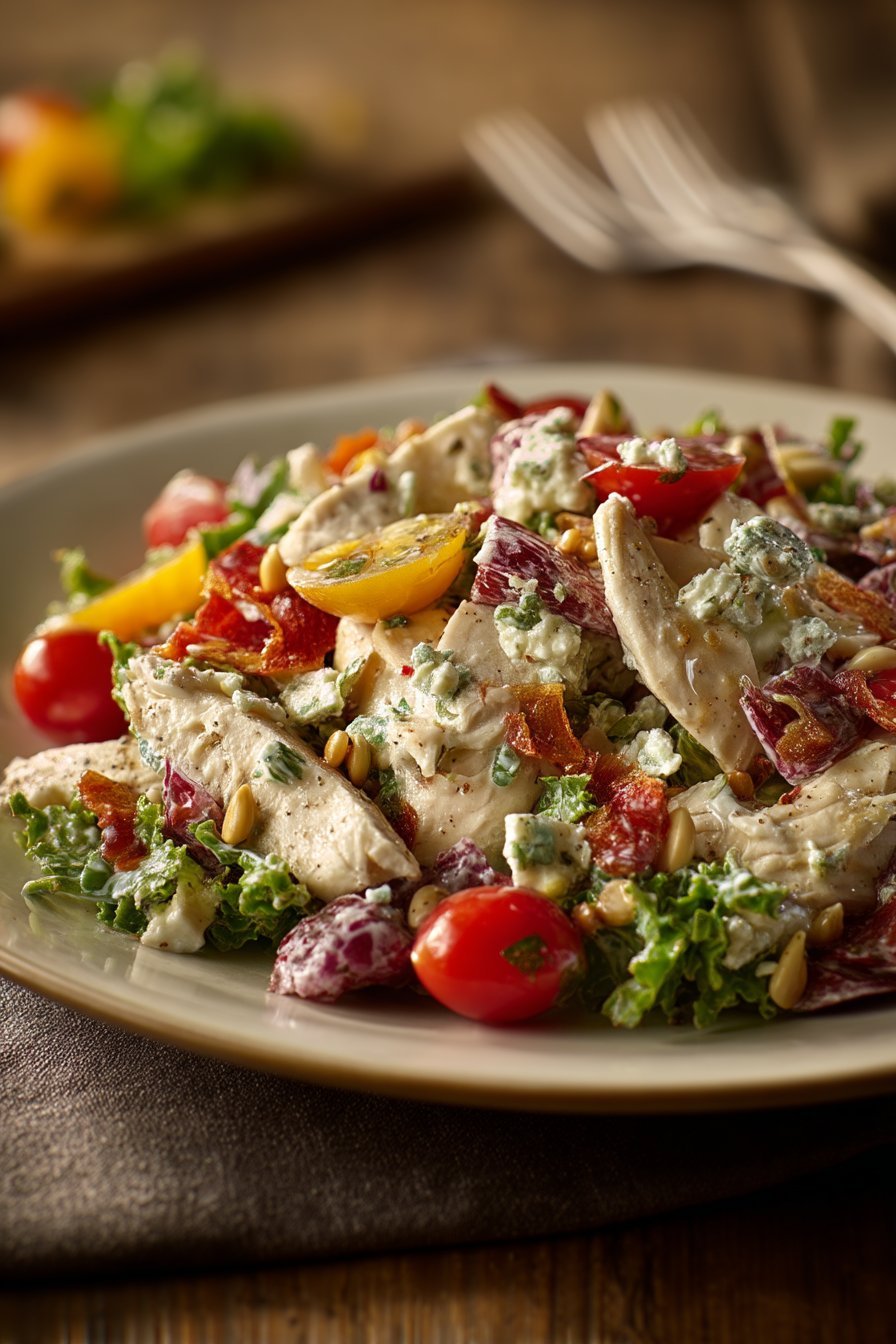 Carnivore Chicken Salad serving