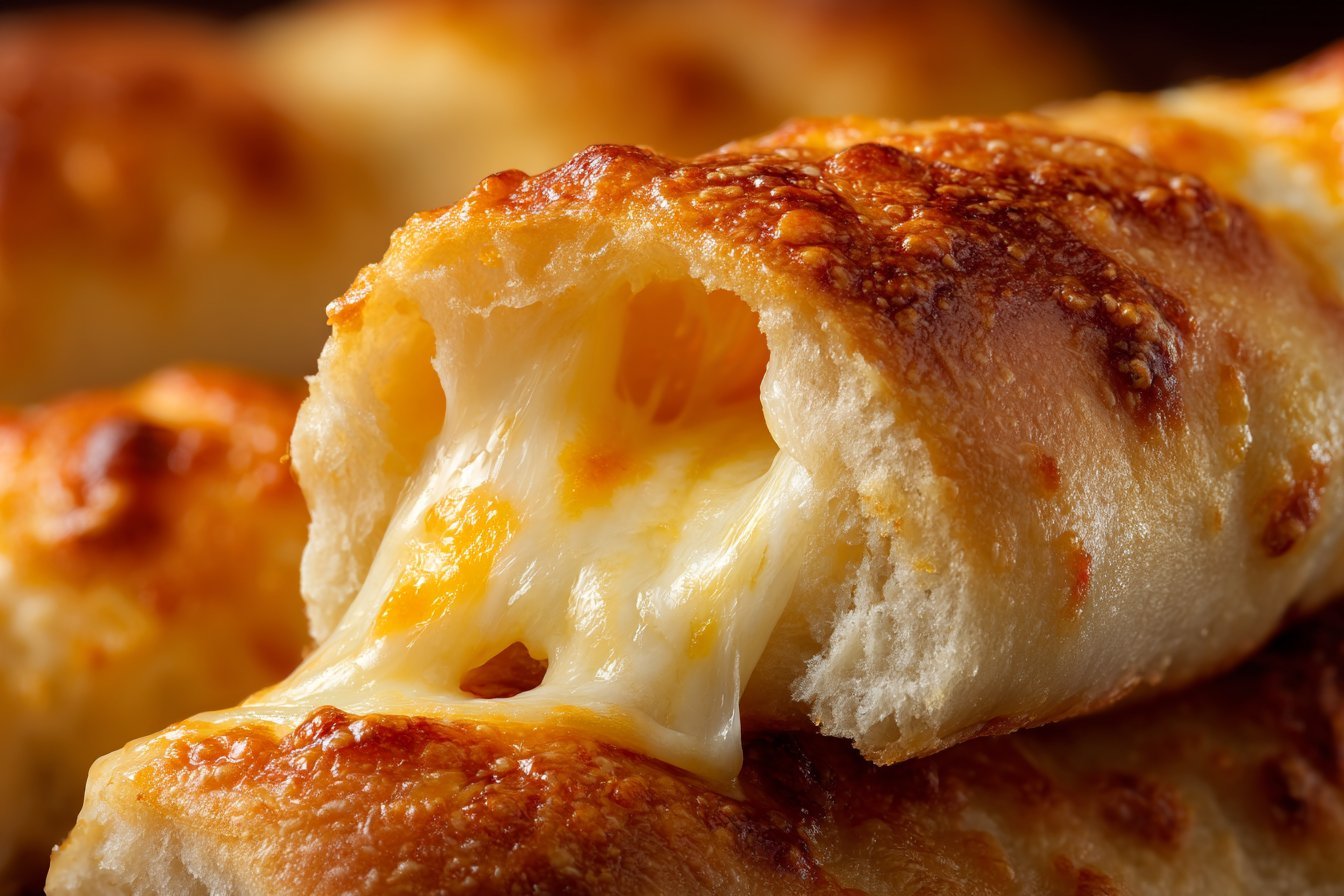 Cheesy Breadsticks recipe card